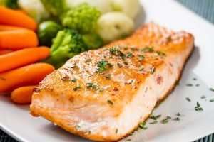 Scottish salmon fillets