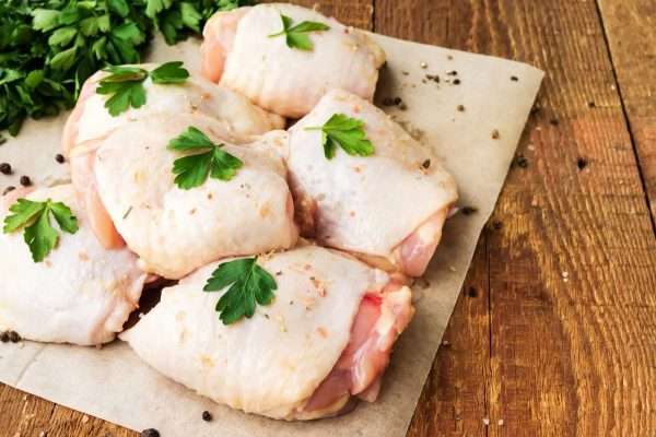 Large Chicken Thighs Bone-in qty 4