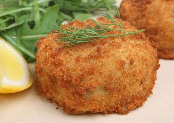 Smoked Haddock, Mozzarella Spring Onion Fishcake