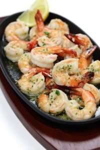 Garlic King Prawns