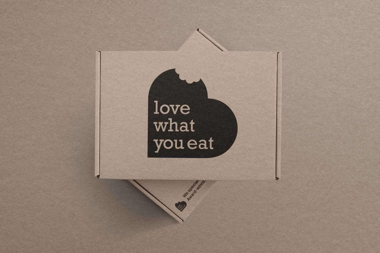 Love what you eat packaging