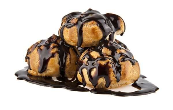 Profiteroles with Chocolate Sauce
