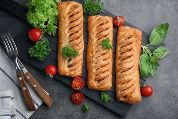 Large Sausage Rolls qty 2 -160g each
