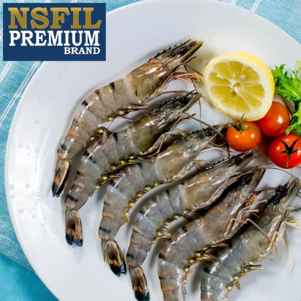 IQF Raw HOSO Black Tiger Prawns