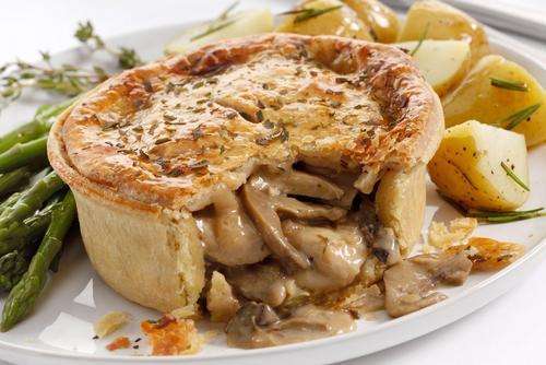 Toms Pies Chicken & Wild Mushroom Pie