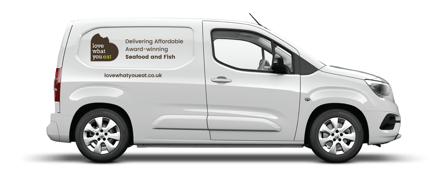 Distributor van for Love What You Eat food company